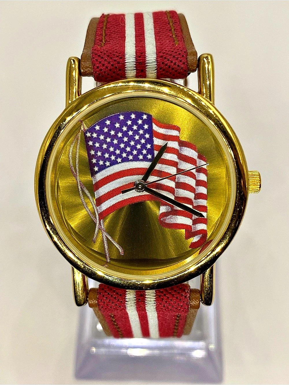 Men’s *** Patriot ^^^ American Flag Watch *** collectors ^